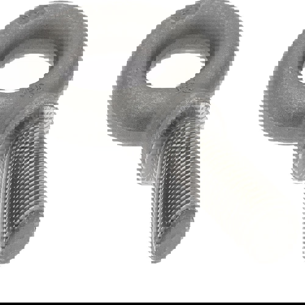 Fixed Lifting Eye Bolt: With Shoulder, 9,000 lb Capacity, 1-8 Thread, Grade 1030 Steel